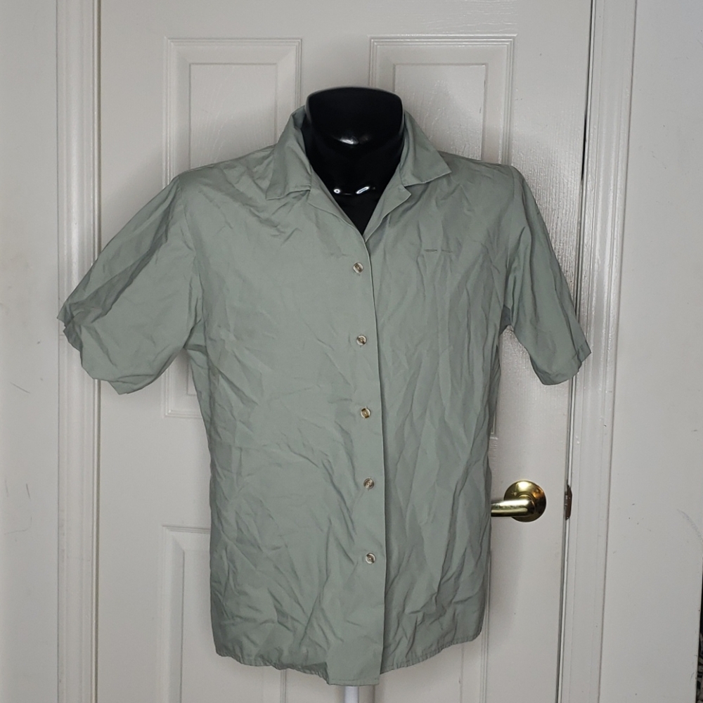 Denny's Restaurant Vintage Uniform Top Large